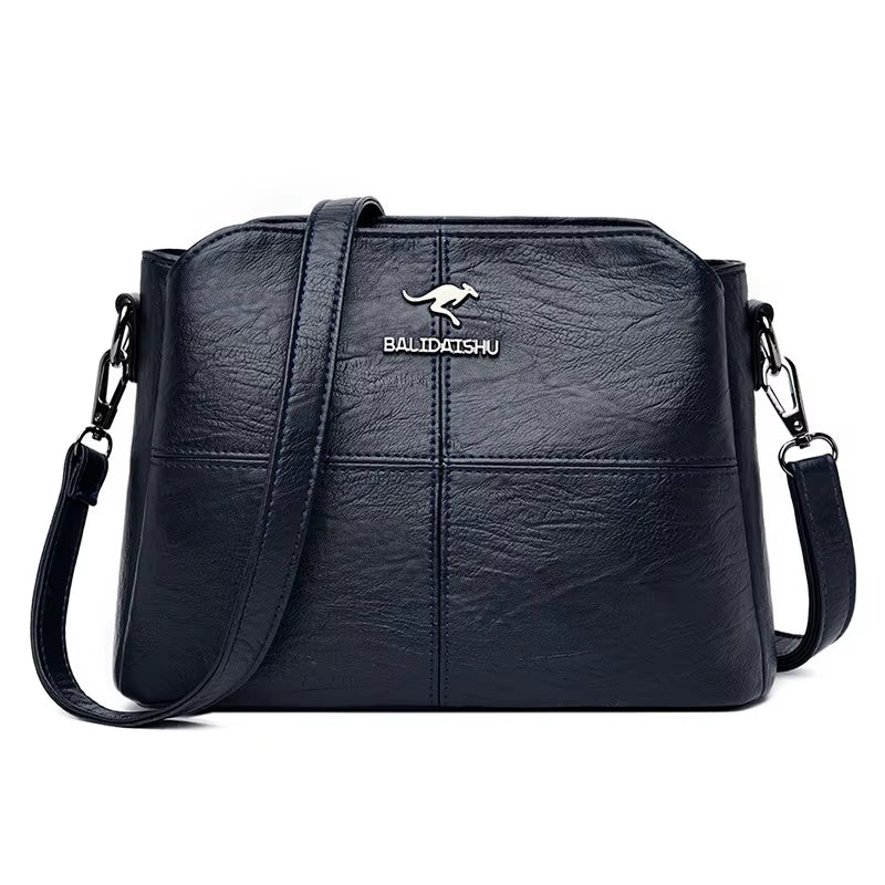 2024 NEW Luxury Messenger Bags for Women Handbag Designer Female Soft Leather Crossbody Shoulder Bag Ladies Hand Bag Sac a Main